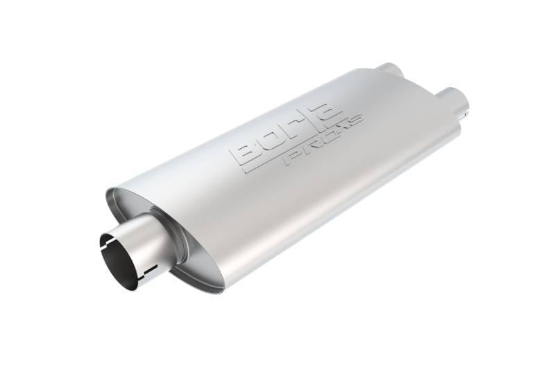 Borla 400486 Borla Universal Center/Dual Oval 3in In/2.25in Out 19in x 4in x 9.5in Notched PRO-XS Muffler thumbnail 3
