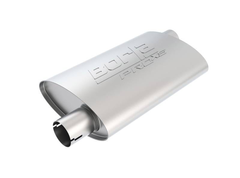 Borla 400489 Borla Universal Pro-XS Oval 2.25in Inlet / Outlet Offset Notched Muffler