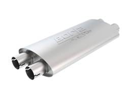 Borla 400492 Borla Pro-XS 2.25in Tubing 19in x 4in x 9.5in Oval Notched Dual In / Dual Out Muffler