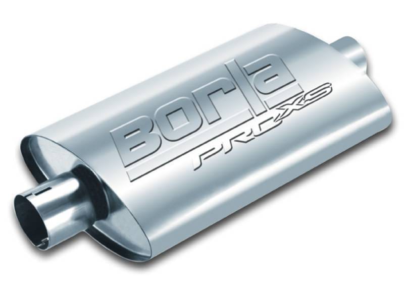 Borla 400495 Borla Universal Pro-XS Muffler Oval 2.25in Inlet/Outlet Notched Muffler