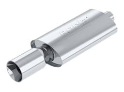 Borla 40057 Borla Boomer Muffler Thumper Oval 2-1/4in In 4in Side Round Out