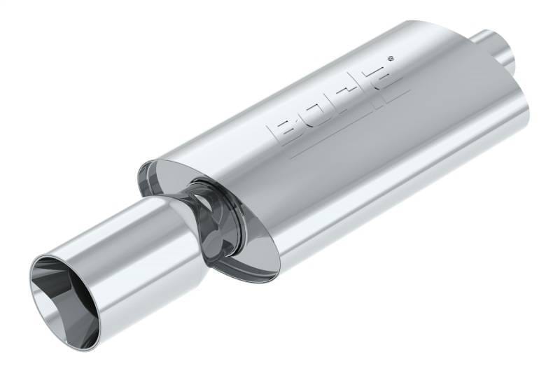 Borla 40057 Borla Boomer Muffler Thumper Oval 2-1/4in In 4in Side Round Out thumbnail 3