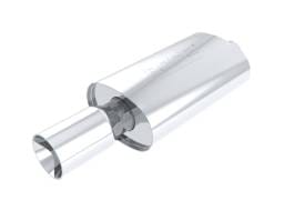 Borla 40060 Borla Boomer Blow Torch Muffler Oval 2-1/4in x 4in Side Round Out