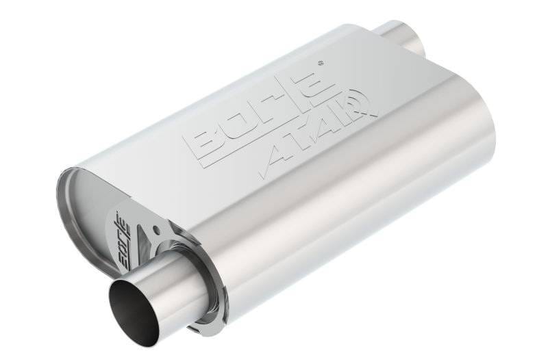Borla 400774 Borla CrateMuffler Small Block Chevrolet ATAK 2.5in Offset/Offset 14inx4.35inx9in Muffler thumbnail 3