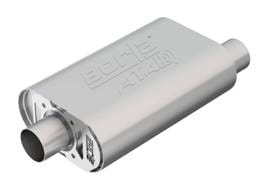 Borla 400820 Borla CrateMuffler SBC Hot 350/383 2.5 inch Offset/Center 14in x 4.35in x 9in Oval Atak Muffler