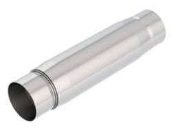 Borla 400939 Borla CrateMuffler Resonator Option 3in Center/Center 3.5in Round x 10in - Null Sound Center/Center