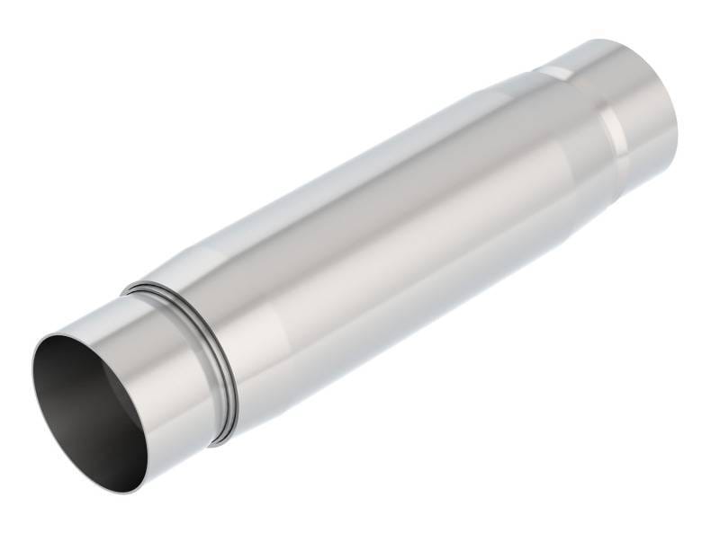 Borla 400939 Borla CrateMuffler Resonator Option 3in Center/Center 3.5in Round x 10in - Null Sound Center/Center
