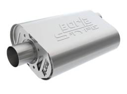 Borla 400940 Borla CrateMuffler Big Block Chrysler/Dodge/Plymouth (Mopar) Offset/Offset 14inx4.35inx9in Muffler