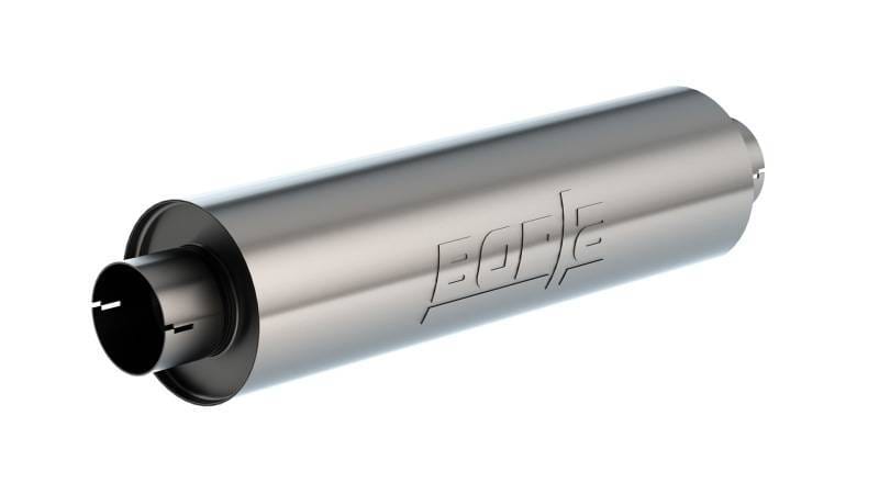 Borla 401625 Borla Universal Muffler 6.75 X 24.00in LG. X 3.53 I.D. w/Nipples Notched, OAL 29.00in