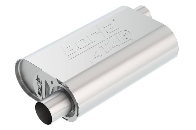 Borla 400847 Borla CrateMuffler Stock SBC 283/327/350 ATAK 2.25in Offset/Offset 14inx4.35inx9in Oval Muffler thumbnail 3