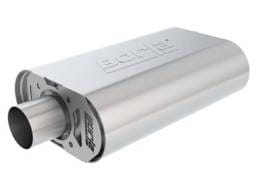 Borla 400850 Borla CrateMuffler STOCK SBC 283/327/350 ATAK 2.5in Offset/Center 14in x 4.35in x 9in Oval Muffler