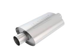 Borla 40941 Borla XR-1 Racing Sportsman 2 1/2 inch Outlet / 2 1/2 inch Inlet 12in Case Oval Muffler