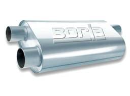 Borla 40477 Borla Universal Oval Transverse 2.5in Inlet/Outlet 19in x 10.25in x 5.5in Turbo XL Muffler