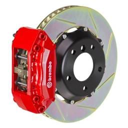 Brembo 112.6011A2 Brembo 97-99 CL Front GT BBK 4 Piston Cast 2pc 328x28 2pc Rotor Slotted Type-1-Red