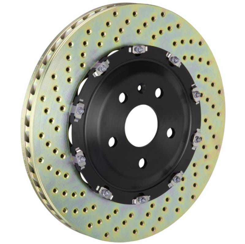 Brembo 101.9007A Brembo 08-16 R8 4.2/5.2 Excl CC Brake Front 2-Piece Discs 365x34 2pc Rotor Drilled