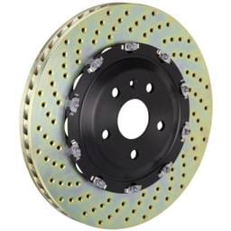 Brembo 101.9031A Brembo 18-22 TT RS (8S) Front 2-Piece Discs 380x34 2pc Rotor Drilled