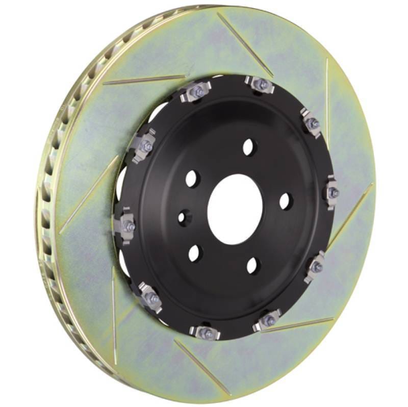 Brembo 102.9003A Brembo 08-16 R8 4.2/5.2 Excl CC Brake Fr 2-Piece Discs 380x34 2pc Rotor Slotted Type1