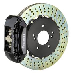 Brembo 1A1.6029A1 Brembo 07-13 Mini Cooper Front GT BBK 4 Piston Cast 2pc 328x28 2pc Rotor Drilled-Black