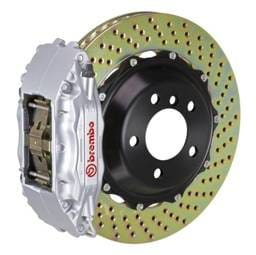 Brembo 1B1.8016A3 Brembo 05-08 997.1 C2 (Excl PCCB) Fr GT BBK 4Pis Cast 2pc 355x32 2pc Rotor Drilled-Silver