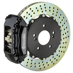 Brembo 1F1.6001A1 Brembo 92-98 318i/325i (Excl. xDrive) Front GT BBK 4 Piston Cast 2pc 320x28 2pc Rotor Drilled-Black