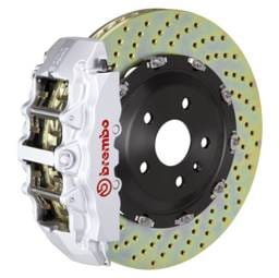 Brembo 1G1.9005A3 Brembo 00-02 CL500/03-05 S600/03-06 CL600 Fr GT BBK 8Pis Cast 380x34 2pc Rotor Drilled-Silver