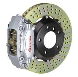 Brembo 1C1.6001A3 Brembo 02-06 Mini Cooper Fr GT BBK 4Pis Cast 2pc 320x28 2pc Rotor Drilled-Silver