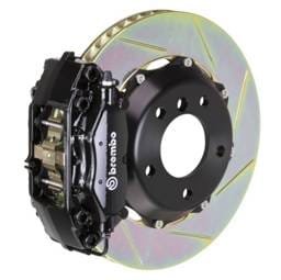 Brembo 1C2.6001A1 Brembo 02-06 Mini Cooper Fr GT BBK 4Pis Cast 2pc 320x28 2pc Rotor Slotted Type1-Black