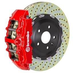 Brembo 1G1.9031A3 Brembo 04-07 Armada/QX56/Titan Fr GT BBK 8 Piston Cast 380x34 2pc Rotor Drilled -Silver