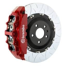 Brembo 1G3.9015A2 Brembo 02-08 G500/03-04 G55/09-18 G550 Fr GT BBK 8 Piston Cast 380x34 2pc Rotor Slotted Type3-Red