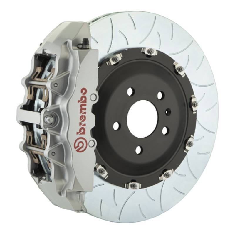 Brembo 1G3.9038A3 Brembo 09-15 GLK Front GT BBK 8 Piston Cast 380x34 2pc Rotor Slotted Type-3-Silver