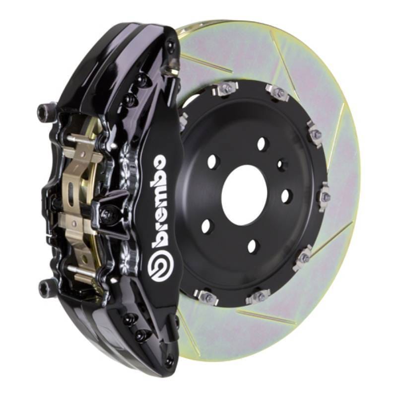 Brembo 1J2.9005A1 Brembo 05-08 LR3/05-13 Range Rover Sport Fr GT BBK 6Pist Cast 2pc 380x34 2pc Rotor Slot Type1-Black