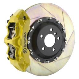Brembo 1L2.9503A5 Brembo 10-19 Ghost Front GT BBK 6 Piston Cast 411x34 2pc Rotor Slotted Type-1- Yellow