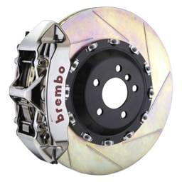 Brembo 1L2.9503AR Brembo 10-19 Ghost Front GTR BBK 6 Piston Billet411x34 2pc Rotor Slotted Type-1- Nickel Plated