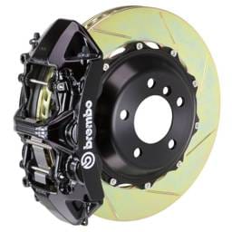 Brembo 1M2.9016A1 Brembo 02-05 996 GT2 Front GT BBK 6 Piston Cast 380x32 2pc Rotor Slotted Type1 -Black