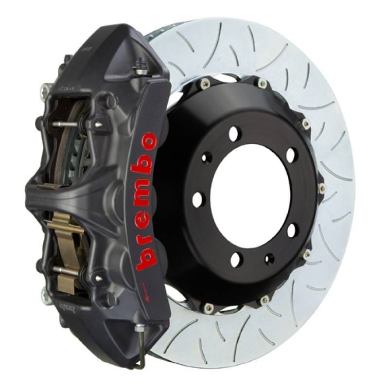 Brembo 1M3.8002AS Brembo 05-08 997.1 C2 (Excl PCCB) Fr GTS BBK 6Pis Cast 355x32 2pc Rotor Slotted Type3-Black HA