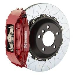 Brembo 1M3.8033A2 Brembo 07-15 TT 3.2L/09-15 TTS Front GT BBK 6 Piston Cast 355x32 2pc Rotor Slotted Type3-Red