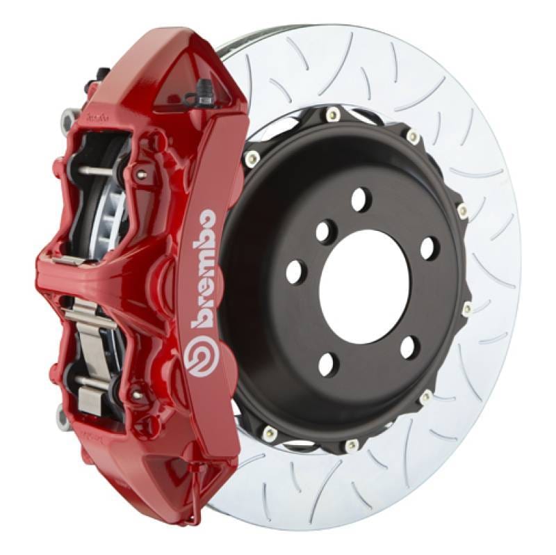 Brembo 1M3.9013A2 Brembo 04 360 Challenge Stradale Fr GT BBK 6Pis Cast 380x32 2pc Rotor Slotted Type3-Red