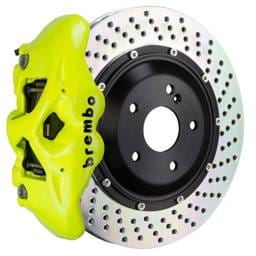 Brembo 1N1.8516A5 Brembo 19-22 A-Class (Excl AMG) Fr GT BBK 6Pis Cast 365x34 2pc Rotor Drilled-Yellow