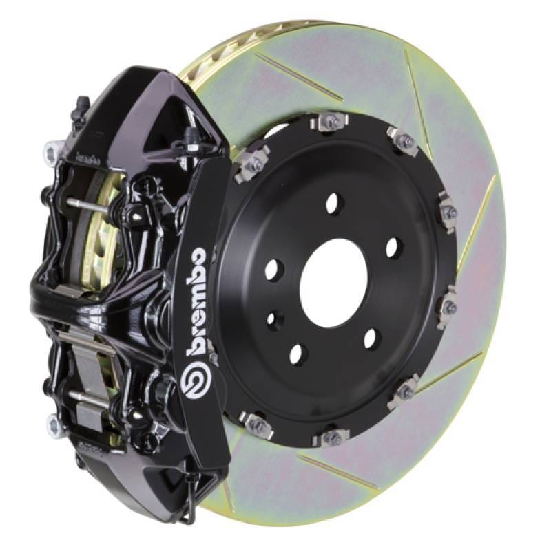 Brembo 1N2.8511A1 Brembo 04-08 S4 (B6/B7) Front GT BBK 6 Piston Cast 365x34 2pc Rotor Slotted Type-1-Black