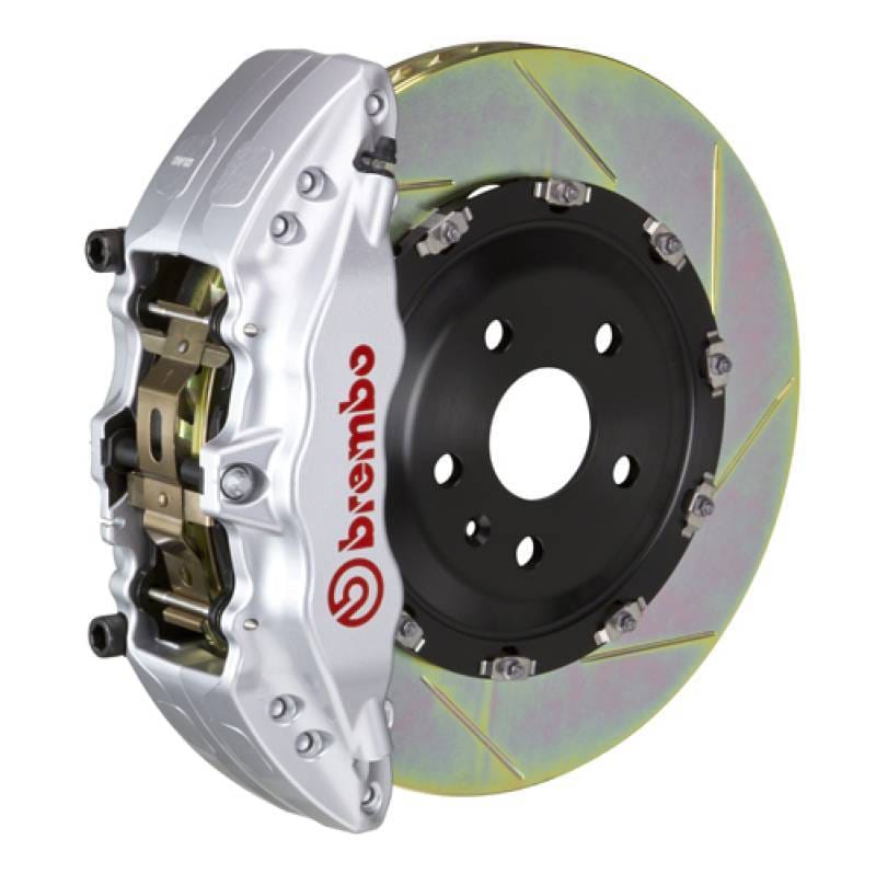 Brembo 1N2.9050A3 Brembo 08-17 A5/08-17 S5/09-16 A4/09-16 S4 Fr GT BBK 6Pist Cast 380x34 2pc Rotor Slot Type1-Silver