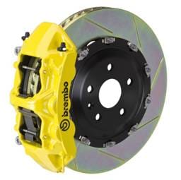 Brembo 1N2.9051A5 Brembo 14-17 SQ5 Front GT BBK 6 Piston Cast 380x34 2pc Rotor Slotted Type-1- Yellow