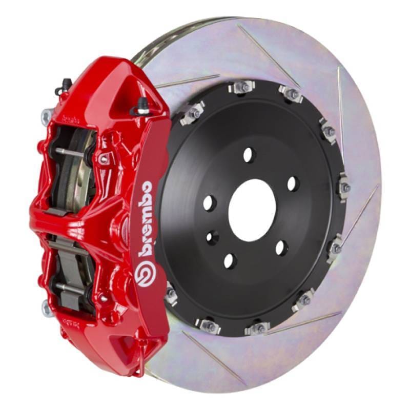 Brembo 1N2.9501A2 Brembo 03-07 Cayenne/S/Turbo Fr GT BBK 6Pis Cast 405x34 2pc Rotor Slotted Type1-Red