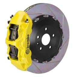 Brembo 1N2.9505A5 Brembo 03-08 SL55 AMG (Excl Black Series) Fr GT BBK 6Pist Cast 405x34 2pc Rotor Slot Type1-Yellow