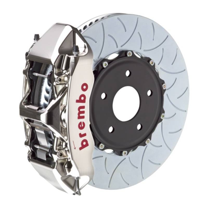 Brembo 1N3.9031AR Brembo 02-05 7-Series (Thru 3/5 Prod) Fr GTR BBK 6Pis Billet 380x34 2pc Rtr Slot Type3-Nickel
