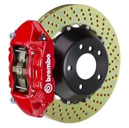 Brembo 1P1.8509A2 Brembo 06-12 325i Excl xDrive/06-12 325i Excl xDrive Fr GT BBK 4Pis Cast 365x29 2pc Rtr Drill-Red