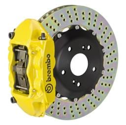 Brembo 1P1.6001A5 Brembo 16+ Miata MX-5 (ND) Front GT BBK 4 Piston Cast 328x28 2pc Rotor Drilled- Yellow