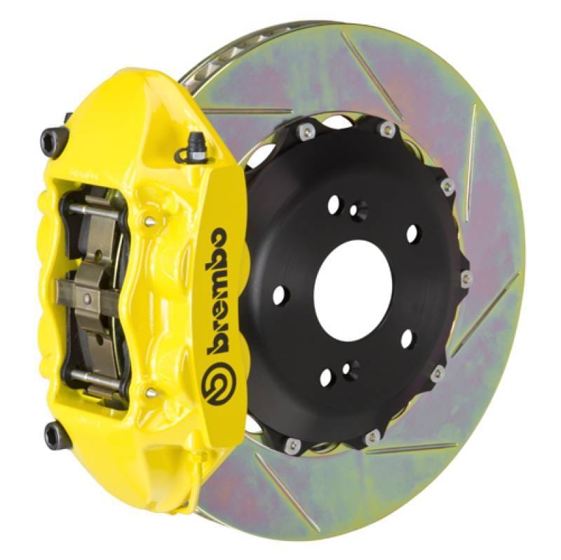 Brembo 1P2.6001A5 Brembo 16+ Miata MX-5 (ND) Front GT BBK 4 Piston Cast 328x28 2pc Rotor Slotted Type-1- Yellow