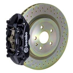 Brembo 1P4.6001A1 Brembo 66-89 911S/SC/Carrera Front GT BBK 4 Piston Cast 323x28 1pc Rotor Drilled-Black