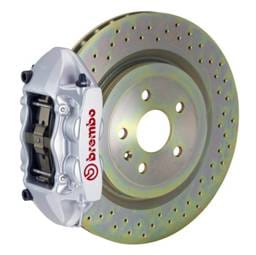 Brembo 1P4.6001A3 Brembo 66-89 911S/SC/Carrera Front GT BBK 4 Piston Cast 323x28 1pc Rotor Drilled-Silver