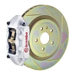 Brembo 1P5.7001A3 Brembo 08-13 C30 Front GT BBK 4 Piston Cast 336 x28 1pc Rotor Slotted Type-1-Silver